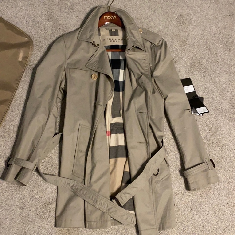 Authentic Men’s Burberry Brit Taupe Jacket Size M